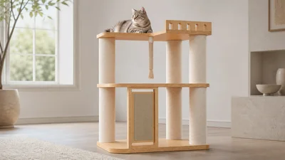 Open-Frame Cat Tree for Component-Led Product Ranges