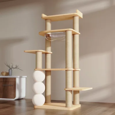 Solid Wood Cat Scratching Post SP-0708-051
