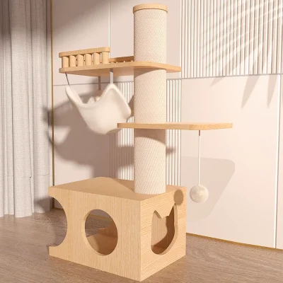 Solid Wood Cat Tower TW-0708-066