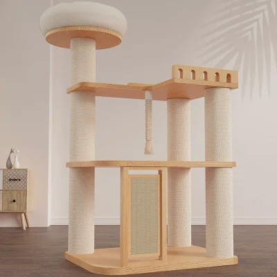 Solid Wood Cat Tower TW-0708-073