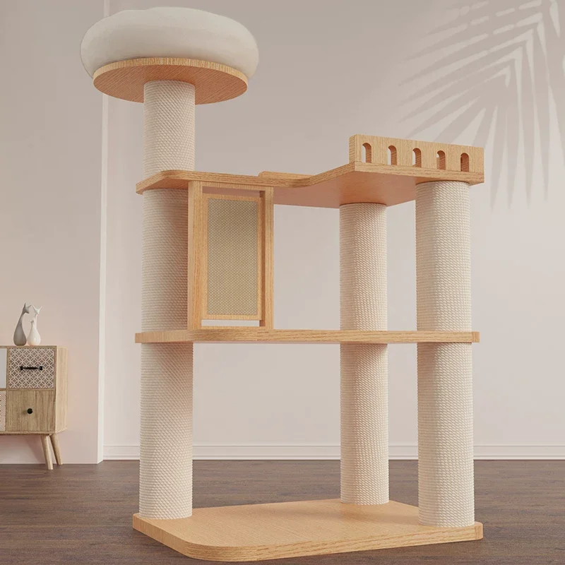 Solid Wood Cat Tower TW-0708-077