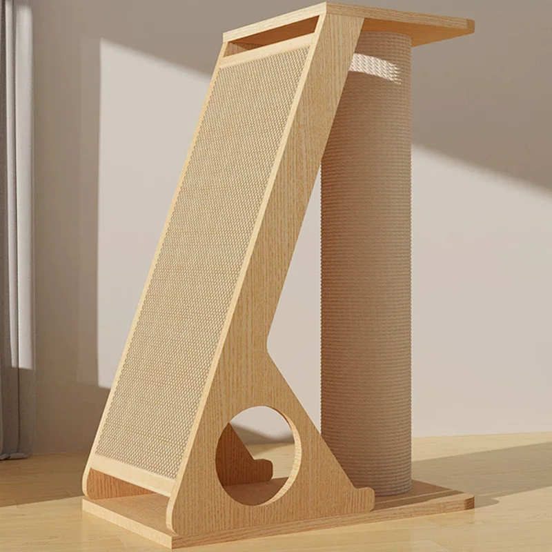 Solid Wood Cat Scratching Post SP-0708-089